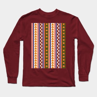 Background. Aztec Pattern Long Sleeve T-Shirt